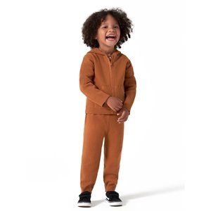 Unisex Sweater Knit Outfit Set, 2-Piece - Rust